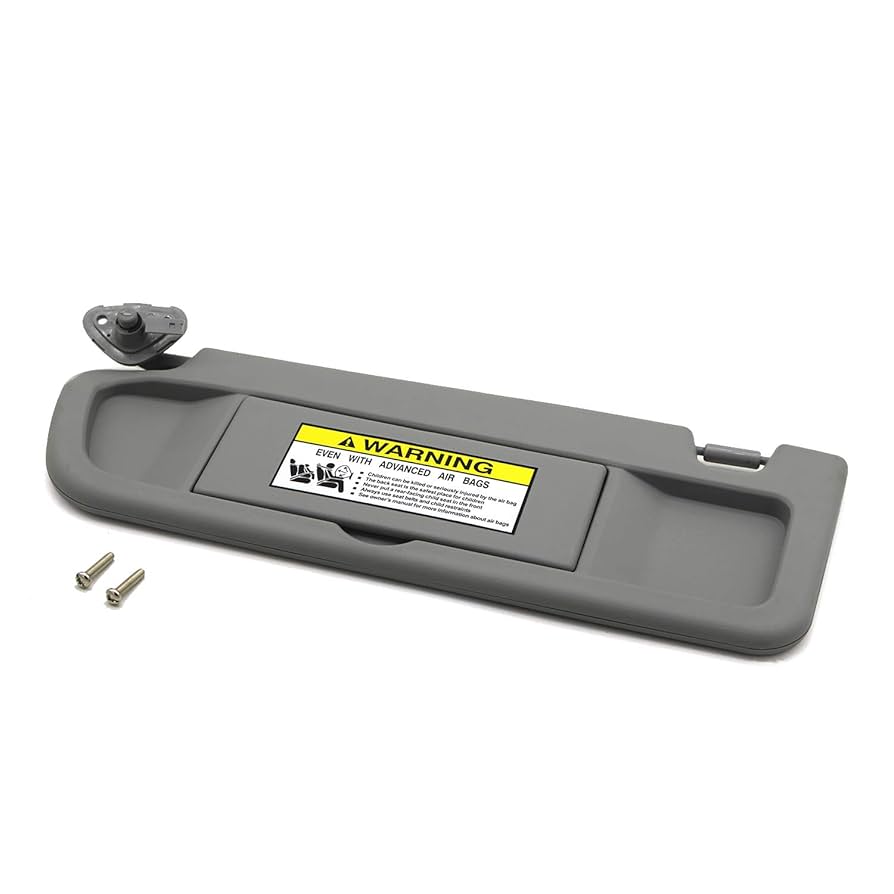 Amazon.com: Ezzy Auto Gray Left Driver Side Sun Visor for